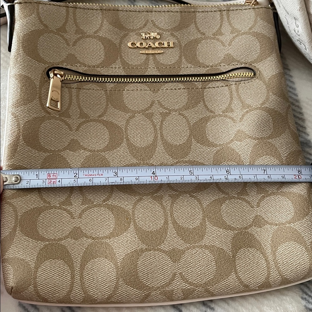 Coach Beige Signature Crossbody Bag - Picture 10 of 10